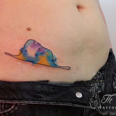 Tatuaj Watercolor Micul print :