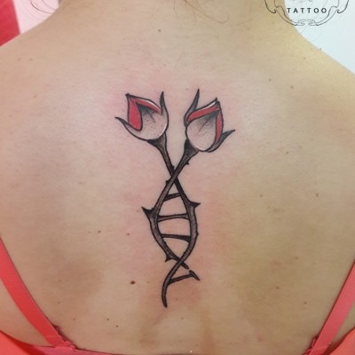 Tatuaj Adn/Trandafiri, tatuaje fete