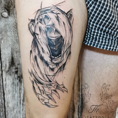 Bear tattoo