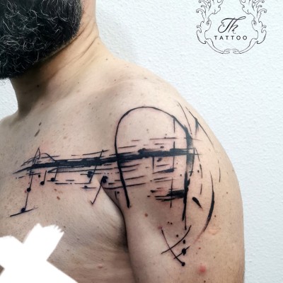 Abstract tattoo/ skech tattoo