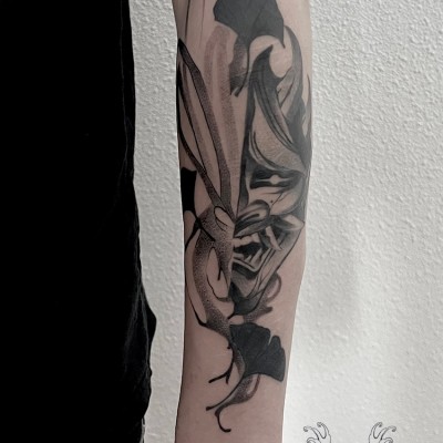 Hannya tattoo