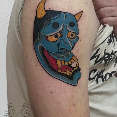 Tatuaj japonez hannya