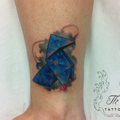 Tatuaj, watercolor origami,Tatuaje bucuresti, tatuaje, tatuaje fete , tatuaj mana, tatuaj realistic, tattoo