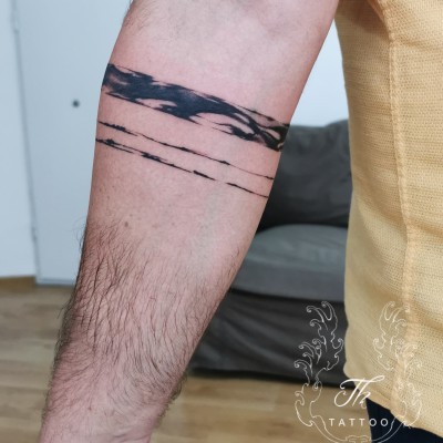 Arm band tattoo